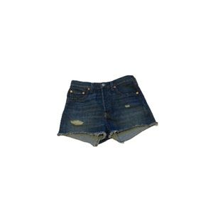 Levi’s High Waisted Dark Denim Cutoff Shorts - Women’s Size 27